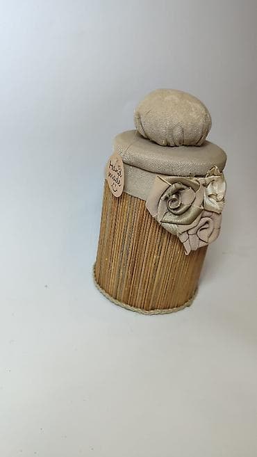 Prehrambeni proizvodi: Ručno rađena ukrasna kutija/posuda sa poklopcem - Materijali — 5