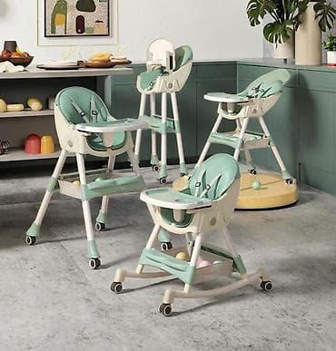Hranilice: Stolica za hranjenje BABY LINE Y53 – Lena Green (šifra: Y53zelena-130) — 2