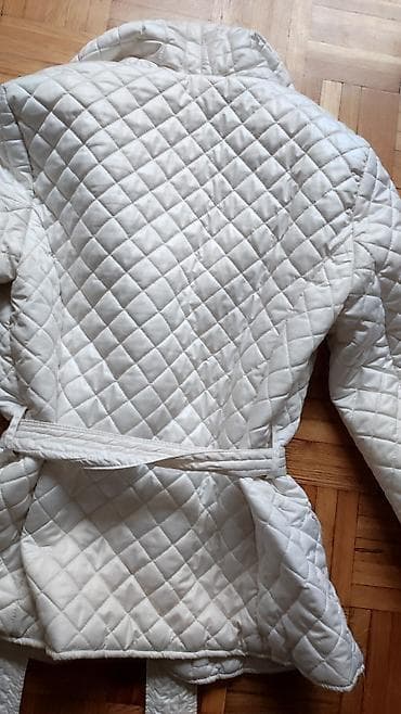 Ženska odeća: Forever 21 ženska prošivena jakna – bela - Veličina: M — 5