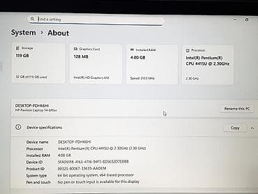 xbox on3: Prodaje se ispravan laptop HP Pavilion 14 Velicina panela je 14 inca — 2