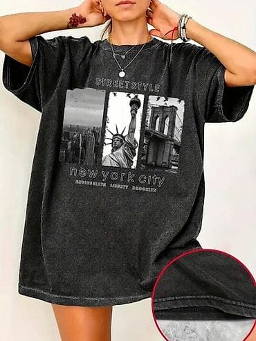 Oversize unisex majica „Street Style – New York City” - Boja
