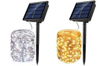 noćna lampa na dodir: 2400din Super briljantne LED sijalice sa solarnim napajanjem: 1 paket — 2