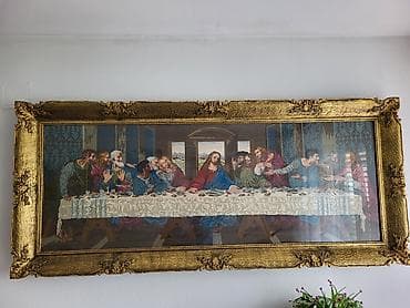 kutija za snalice: Reprodukcija “Poslednje večere” u dekorativnom, raskošno ukrašenom — 1