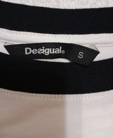 patike sa platformom: Desigual, S (EU 36), Cotton, color - White — 5