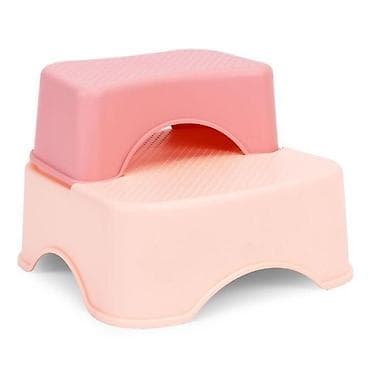 roze haljina zara: Adapter za WC šolju sa stepenicama i platformom za decu, roze, ECOTOYS — 4