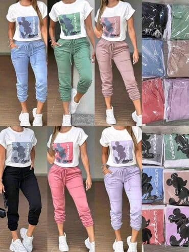 push up pantalone: Sa ilustracijom, bоја - Šareno — 1