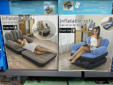 Fotelja sa tabureom na naduvavanje Lazy Bag na vazduh Fotelja na