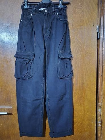 Farmerke: Rifirane farmerke – plavi denim - Kroj: ravne nogavice sa visokim — 9