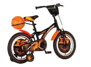 polovne bicikle paracin: Bicikl kids Visitor Basket 16" – crno/narandžasti, polu mat Opis: - — 3