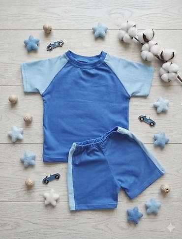 zara suknje mini: Dečiji letnji komplet za decake majica i šorc. - Dvodelni komplet za — 1
