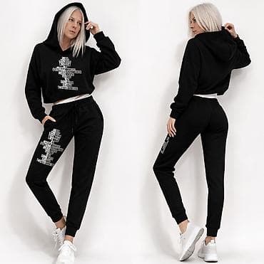 set torbi: Dvoslojni ženski komplet trenerke – crni. Nošena jednu sezonu - Set — 3