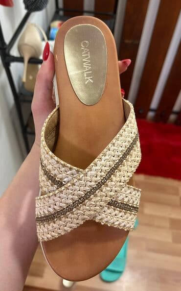 new balance 550 bele: Fashion slippers, Catwalk, 37 — 3