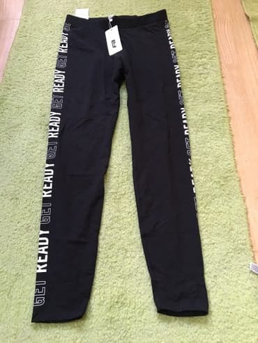 helanke sa prorezom: L (EU 40), XL (EU 42), M (EU 38), color - Black, Single-colored — 2