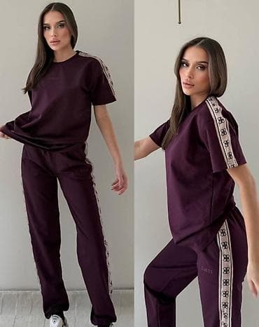 unit sport trenerke cena: Komplet siroka majica kratkih rukava i donji deo trenerke ravne — 3