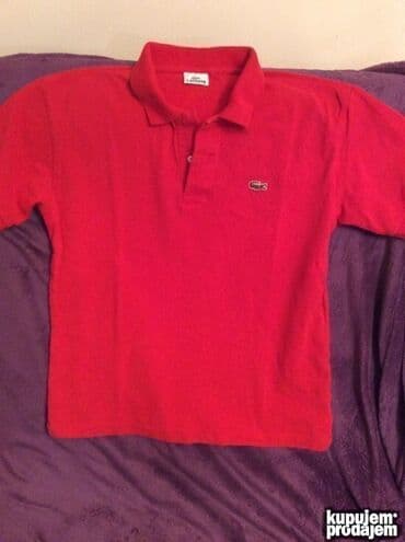 polovne jakne sa krznom: Majica na kratke rukave, M, S, Lacoste, bоја - Zlatna, Pamuk — 2