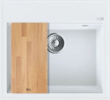 barcaffe soljice cena: Granitna sudopera dimenzije sudopere: 560x510 mm dimenzija korita — 6