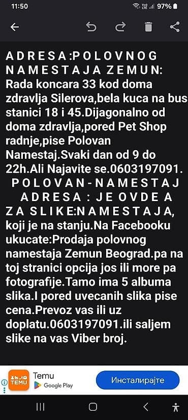 bumbarevo brdo namestaj: Polovan Nameštaj Zemun.Fb.Prodaja polovnog nameštaja Zemun Beograd — 2