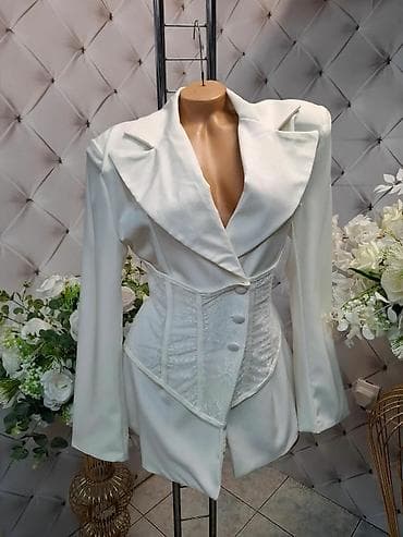 Underwear: Ženski sako-haljina sa duplim kopčanjem - Kroj: sako-haljina dužine — 4