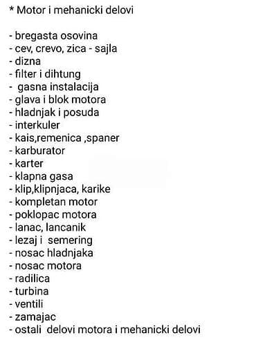 MOTOR I MEHANICKI DELOVI 2.0 ZA CITROEN XSARA PICASSO - 66KW | — 2