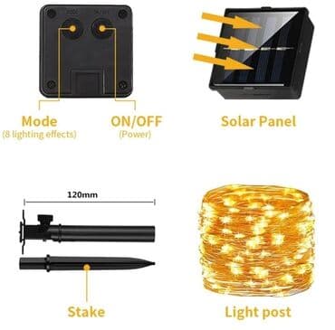 RS - Garden lighting: Magične Solarno Pokretane Sijalice za Sve Prilike! Opis: Osvetlite