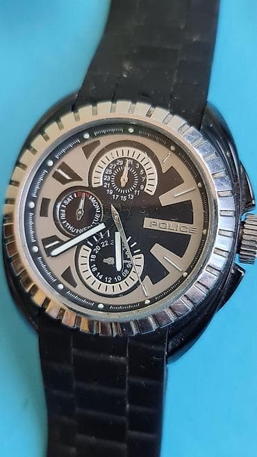 vaneli bor: Police Timepieces muški ručni sat, model 11941J. - Kućište: nerđajući — 1