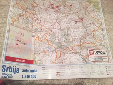 how i met your mother sve epizode sa prevodom: Auto karta Srbije. Auto karta Srbije Lukoil. 1:840000, uvećani Novi — 5
