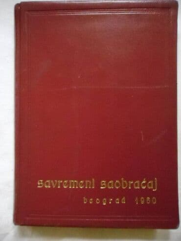 legendarni automobili broj 8: Časopis: Savremeni saobraćaj, 1960. god, 410 str, ukoričeni, 12 kom — 1