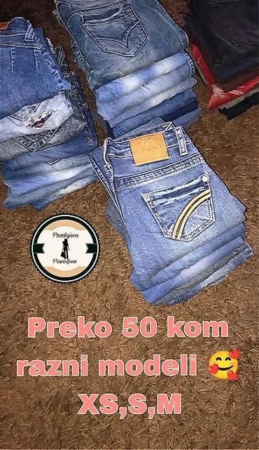 Veliki izbor ženskih farmerki preko 50 komada - Razni modeli i krojevi