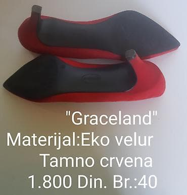 nike patike lunar force 1: Graceland ženske salonke - Model: špicasti vrh, niska štikla (kitten — 9