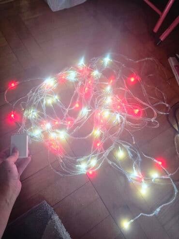 lampice za zavese: LED traka, bоја - Šareno, Novo — 2