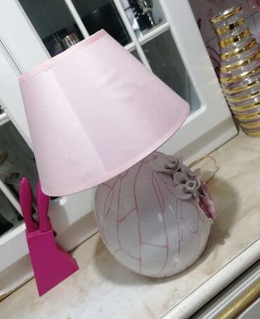 vitorog cipelarnik sa ogledalom: Stona lampa, bоја - Roze — 5