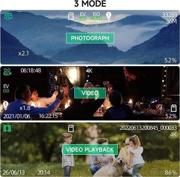 Car Security Cameras: 12500din 4K infracrveni dvogled za noćno gledanje sa punjivom — 2