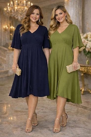 Haljine: 03. L. ✨ HALJINA ZA PUNIJE ✨ Elegancija koja prati liniju tela, lagana — 3