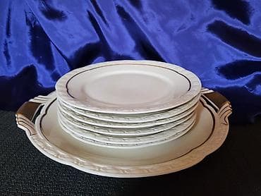 cajnik sa filterom: Servis za torte,kolace 1929 do 1972g. Edelstein Bavaria. Servis za — 9