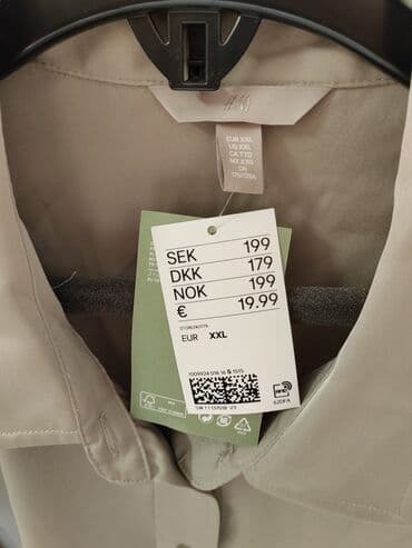 ramax zenska odeca: H&M, 2XL, Poliester, Jednobojni, bоја - Siva — 3
