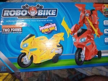 set za slikanje za decu: Robo Bike Transformers NOV Robot Motor Igracka za SAMO 899 Dinara — 2
