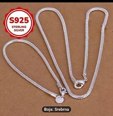 silver 925 цена: 925 srebrni lančić – S925 sterling silver - Materijal: S925 sterling — 1