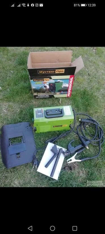 polovni aparati za varenje kupujemprodajem: Inverter MUSTANG PRO 350A Inverter MUSTANG PRO 350A je vrlo lagan — 3