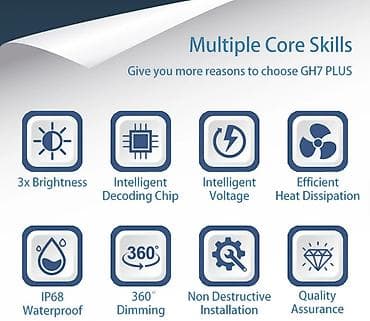 graco mark 7 cena: LED H7Plus VW Golf 6 i 7 cip 9980 LED H7Plus CANBUS EXTRA JAKA ( cip — 4