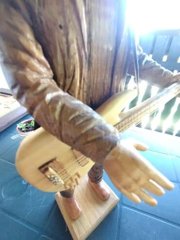 Art & Collectibles: Skulptura "Gitarista" Ručno rađena skulptura od raznovrsnih vrsta — 4