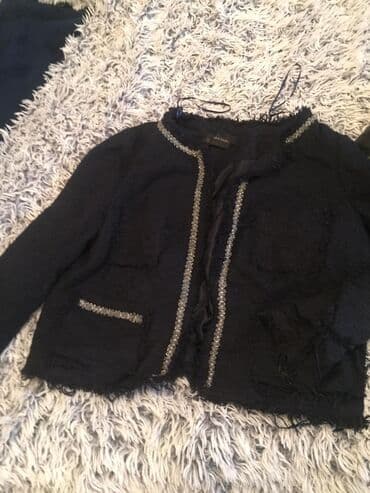 Women's Clothing: Ženska jakna/blejzer kolekcija – tri komada 1) Crni tvid blejzer bez — 1