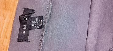 kozna mini suknja: S (EU 36), Mini, bоја - Siva — 2