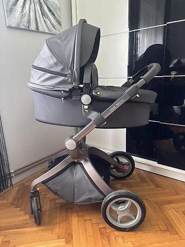 veličina 86 za bebe: Kolica za bebe Hot Mom 2 u 1 – siva - Modularni sistem: korpa (nosač — 1