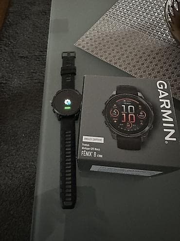 karl lagerfeld sat: Garmin Fenix 8, 47 mm – AMOLED Sapphire, Premium Multisport GPS sat - — 2