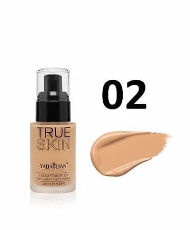 krema za opekotine od sunca: YABAILIAN TRUE SKIN Liquid Foundation – tečni puder sa visokom — 2
