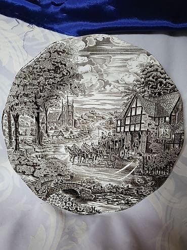 Muzički instrumenti: Engleski servis za poslastice Staffordshire iz 70ih. Engleski servis — 10