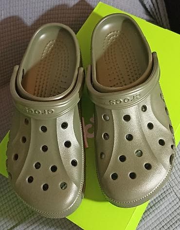 cipele za folklor: Crocs Classic klompe – maslinasto zelene nove original 45/46- M11 — 6