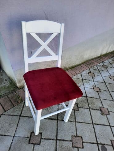 tapacirane stolice: 35 e po kom
masivna X tapacirana — 1