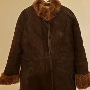 Fur coats: M, Without lining, color - Brown — 2