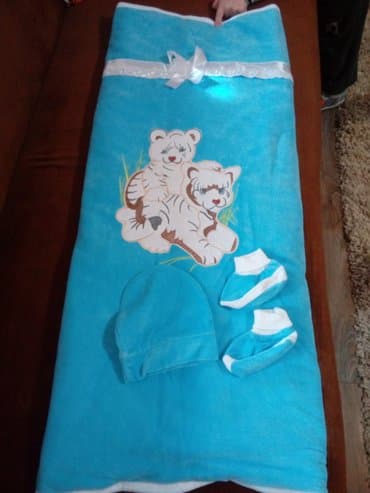 stalak za cvece od kovanog gvozdja: Size - For babies, color - Light blue — 3